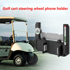 🔥Hot Sale 49% off - 🌟⛳ Clip-On Phone Holder for Golf Cart Steering Wheel – Quick Install & Firm Grip