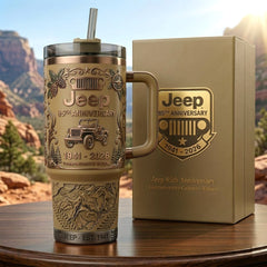 Jeep 85th Anniversary Commemorative Tumbler