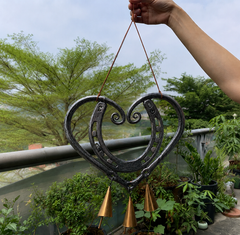 The Horseshoe Heart Wind Chime (Handmade by Jordan Maynard®)