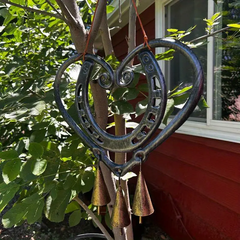 The Horseshoe Heart Wind Chime (Handmade by Jordan Maynard®)