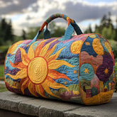 Cosmic Sun Quilted Duffle Bag NCU0XD459