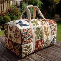 Floral Daydream Quilted Duffle Bag NCU0PT8936