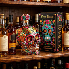 Jose Cuerv Day of the Dead Limited Edition wine bottle