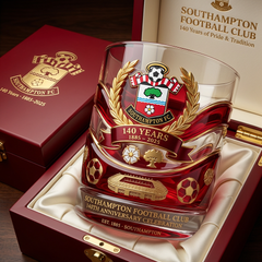 Southampton FC 140th Anniversary Whisky Glass (Pre-sale)