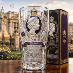 Queen Elizabeth II 100th Anniversary Pint Glass