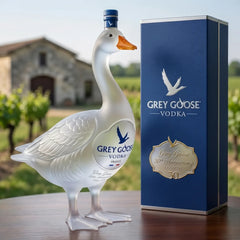 Grey Goose 30th Anniversary 3D Sculpted Vodka Bottle