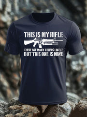 Men's British Veteran imitation cotton short-sleeved T-shirt