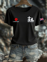 Women's British Veteran Iron On Short Sleeve T-Shirt