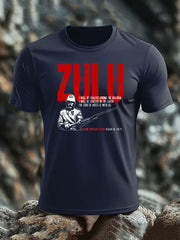 Men's British Veteran imitation cotton short-sleeved T-shirt