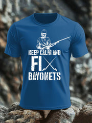 Men's British Veteran imitation cotton short-sleeved T-shirt