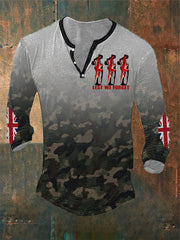 Herren-Langarmshirt zum Gedenktag „Damit wir nicht vergessen“