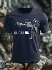 Britisches Veteranen-T-Shirt für Herren, kurzärmelig, aus Baumwolle imitiert