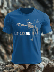 Britisches Veteranen-T-Shirt für Herren, kurzärmelig, aus Baumwolle imitiert