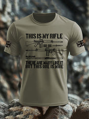 Men's British Veteran imitation cotton short-sleeved T-shirt