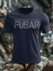 Men's Veteran imitation cotton short-sleeved T-shirt