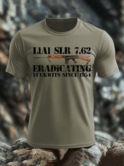 Britisches Veteranen-T-Shirt für Herren, kurzärmelig, aus Baumwolle imitiert