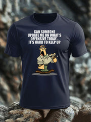 Britisches Veteranen-T-Shirt für Herren, kurzärmelig, aus Baumwolle imitiert