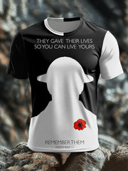Kurzarm-T-Shirt für britische Veteranen (Herren)