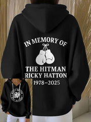 Damen-Hoodie mit Hitman-Rip-Print