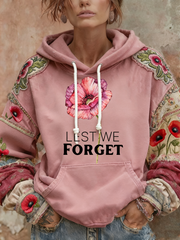 Damen-Hoodie „Lest We Forget“