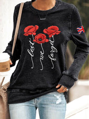 Damen-Sweatshirt „Lest We Forge“