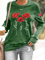 Damen-Sweatshirt „Lest We Forge“