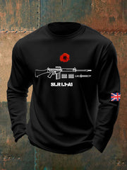 Herren-Sweatshirt mit Rundhalsausschnitt zum britischen Gedenktag