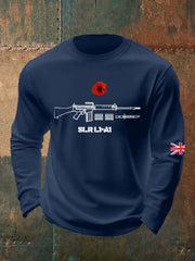 Herren-Sweatshirt mit Rundhalsausschnitt zum britischen Gedenktag