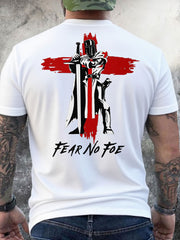 Men's UK Fear No Foe Printed T-shirt
