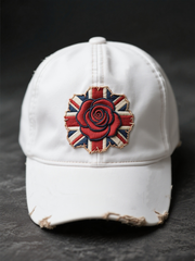 Unisex British Rose Printed Hat