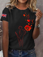 Kurzarm-T-Shirt zum Gedenktag der Frauen – „Damit wir nicht vergessen“.