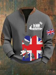 Men's Remembrance Day Lest We Forget Printed Sweatshirt