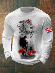 Waffelshirt zum Gedenktag für Männer