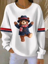 Lässiges Sweatshirt im britischen Stil für Damen mit Print