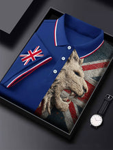 Men's Vintage England Flag Lion Casual Shirt