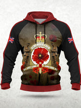 Men's Remembrance Day Lest We Forget Hoodie