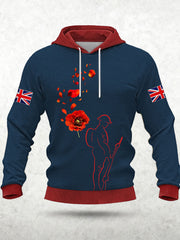 Men's Remembrance Day Lest We Forget Hoodie