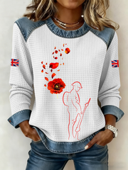 Women's Remembrance Day Lest We Forget Print Top