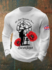Men's Remembrance Day Waffle Top