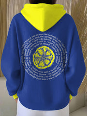 Women's I Wanna Be Adored Lemon Roses Music Lover Printed Hoodie