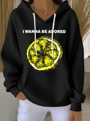 Women's Lemon Roses Music Lover Hoodie