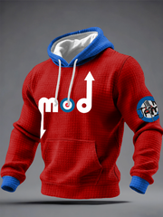 Men's The Mod The Jam Checkered Cotton Hoodie