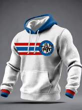 Men's Modfather UK Music Mods Lover Checkered Cotton Hoodie