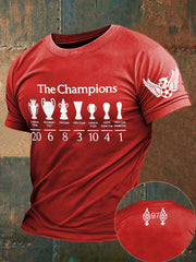 Herren-Fußball 24/25 20. Meister-T-Shirt mit Aufdruck
