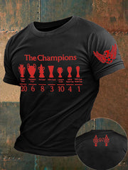 Herren-Fußball 24/25 20. Meister-T-Shirt mit Aufdruck