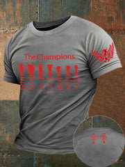 Herren-Fußball 24/25 20. Meister-T-Shirt mit Aufdruck