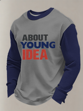 Men's UK Mods Music Lover Waffle Long Sleeve Sweatshirt