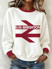 Women's UK Mod Music Lover Printed Sweatshirt