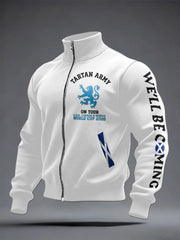 Unisex UK Football Lover Scotland We'll Be Coming 2026 Printed Coat