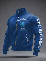 Unisex UK Football Lover Scotland We'll Be Coming 2026 Printed Coat